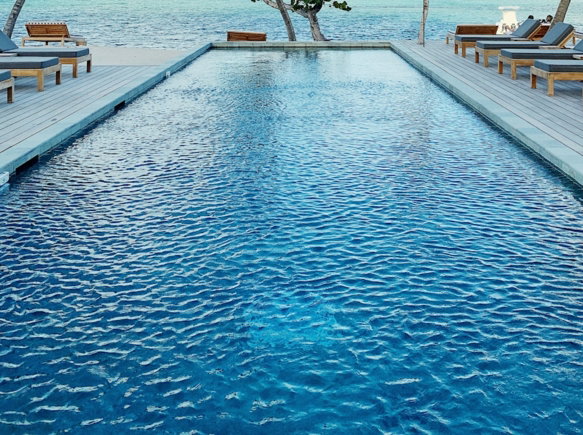 close-up photography of swimming pool